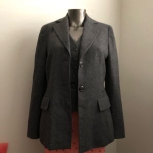 [K-Fashion] 80s 90s Womens Shoulder Pad Blazer & vest set